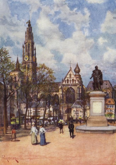 ساحة فيرتي ، أنتويرب بواسطة بعد أميدي فوريستير